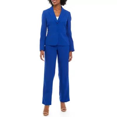 Le Suit Women's Notch-Collar Pantsuit, Regular and Petite Sizes