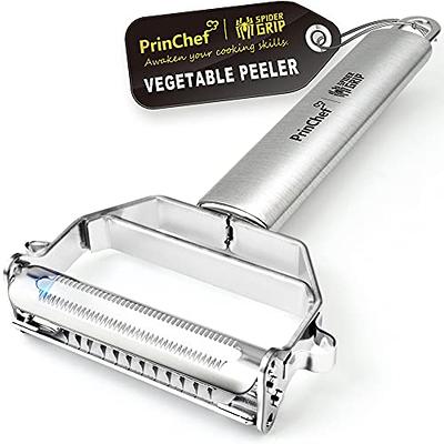 Spring Chef Premium Handheld Zester/Fine Grater & Stainless Steel Potato  Masher and Vegetable Swivel Peeler Set - 2 Product Bundle - Black - Yahoo  Shopping