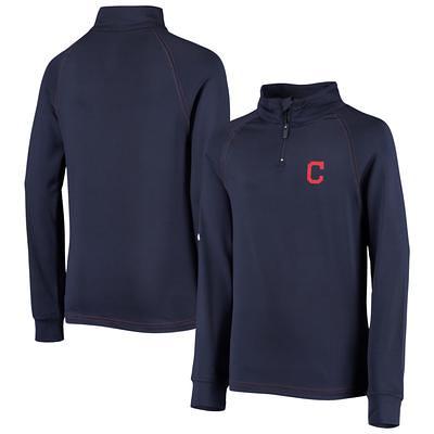 Cleveland Indians Stitches Stars & Stripe Polo - Navy/Red