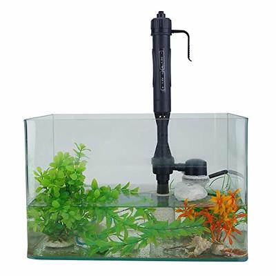 Fish Tank Gravel Cleaner Aquarium Siphon Water Changer with Long