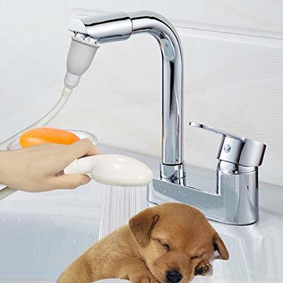 SmarterFresh Pet Faucet Sprayer Set, Pet Bath Spray Dog Shower for