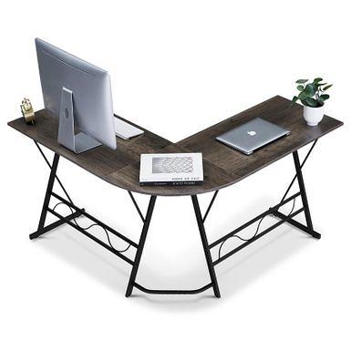 L Shaped Desk Corner Desk Gaming Desk PC Table Writing Workstation Sim —  MCombo