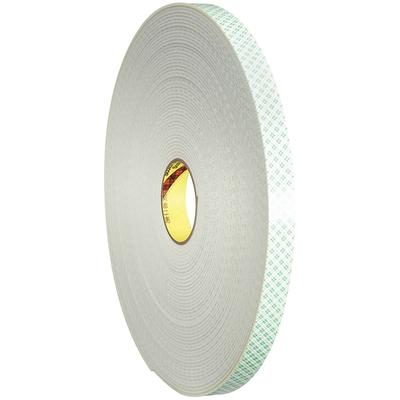 3M 4466 3M 4466W Double Coated Foam Tape 0.5 x 5Yd, White