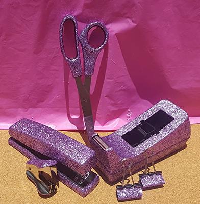 Mini Stapler and Staple Remover Set Acrylic Rose Gold Metallic