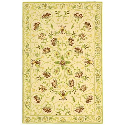 SAFAVIEH Handmade Chelsea Alexandr Floral French Country Wool Rug