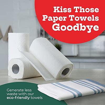 Oversized Cotton Hand Towels in Red