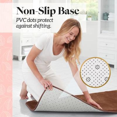  COCOER Non Slip Bath-Mat, Super Absorbent Washable