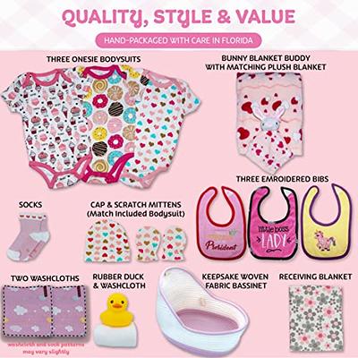 meloom Baby Gift Set, Baby Boy Newborn Gifts Box, Boho Gender Neutral Unisex Baby Essentials, Baby Shower Gifts for New Moms, New Baby Gifts for