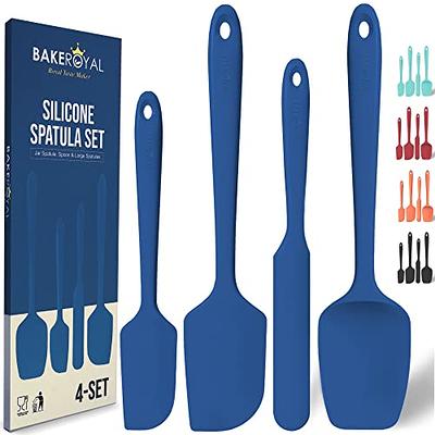 M KITCHEN Silicone Spatula Set - Heat Resistant & BPA Free - 4 Piece  Nonstick Rubber Spatulas, Spoonula, Jar Scraper for Cooking, Baking,  Mixing, Frosting - Dishwasher Safe Kitchen Utensils - Yahoo Shopping