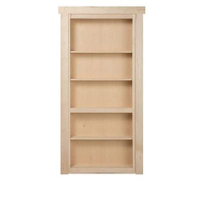 Unassembled Flush Mount Bookcase French Door– Murphy Door