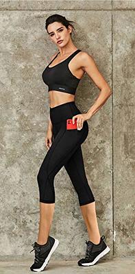 Buy BALEAF Women's Workout Leggings High Waisted Capri Yoga Pants