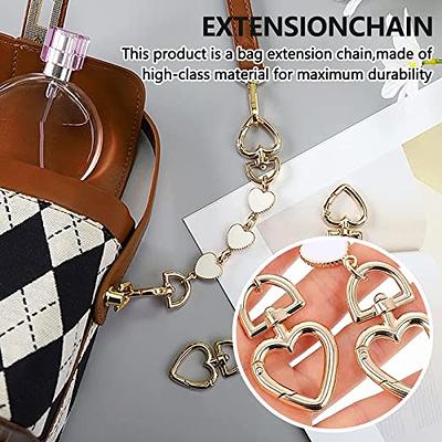 Bag Chain Extender for LV COACH Bags Strap Extension Purse Pearl