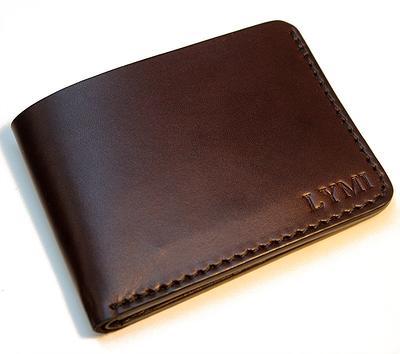 Gray Epsom Leather Handmade Custom Mens Wallet, Personalized Bi-Fold Wallet  Slim, Gifts - Yahoo Shopping