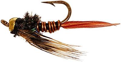 Flies Direct BH Copper John Assortment 1 Dozen Trout Fishing Flies,Black -  Yahoo Shopping