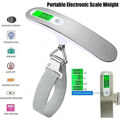 WEIGHING SCALES SUITCASE BAG NEW 50KG DIGITAL TRAVEL PORTABLE HANDHELD  LUGGAGE