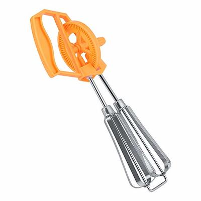 Manual Egg Beater, Stainless Steel Rotary Hand Whip Whisk, Rotary Handheld  Egg Frother Mixer, Cooking Tool, Kitchen Gadget, Classic Hand Crank Style  Egg Beater(White) - Yahoo Shopping