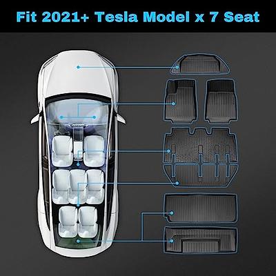 HANSSHOW Fit Tesla Model X 2022 2023 Floor Mat 7 Seater Premium All Weather  Anti-Slip Waterproof Floor Liners Cargo Rear Trunk Mat Full Set for Tesla  Model X Accessories 2022-2023 - Yahoo Shopping