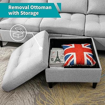 Sillon sin respaldo  Sofa design, Living room sofa design, Storage ottoman  bench