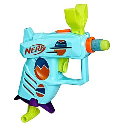 Nerf MicroShots Minecraft Chicken Blaster, Includes 2 Nerf Elite Foam Darts  - Nerf