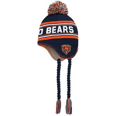 Chicago Bears New Era NFL Sideline Knit Hat Beanie Navy Orange Blue