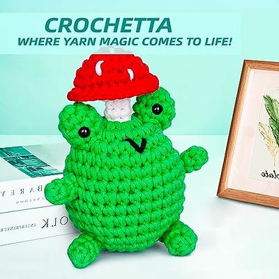 KSORUSL Crochet Kit for Beginners, Cute Green Animal Crochet Starter Kit  Include Videos Tutorials, Yarn, Stuffing, Crochet Hook, Stitch Markers,  Plastic Eyes, Keychain - Boys and Girls Birthdays Gift - Yahoo Shopping