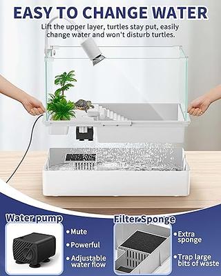 MoonOrange Small Turtle Tank Kit(Tank + Light + Water Pump