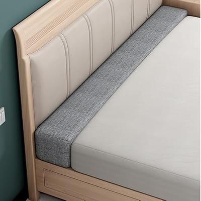 Home Bed Bridge, Split Bed Connector Mattress Gap Filler Mattress Connector  with Strap Bed Bridge Bed Gap Filler to Make Twin Beds Into King for Guests  Stayovers (White) 