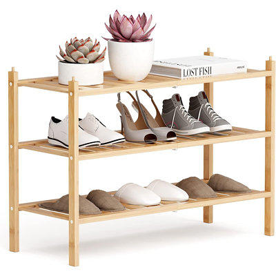 Rebrilliant 10 Pair Stackable Shoe Rack