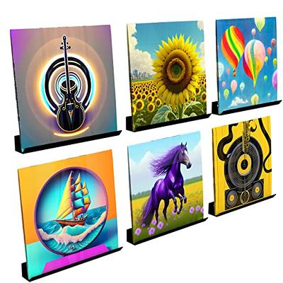 AAiphuwew 12 Pack Black Vinyl Record Holder Wall Mount, Invisible Floating  Acrylic Album Record Holder for Displaying Daily LP Listening - Yahoo  Shopping
