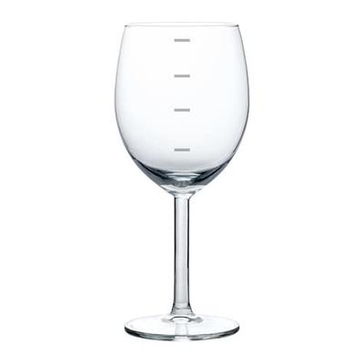 Elegance Stemless Measuring Wine Glass