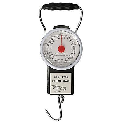 NUTRI FIT Luggage Weight Scale Fish Weighing Scales Digital Handheld  Suitcase Weigher with Hook, 165lb/75kg with Measuring Tape for Travel,  Fishing