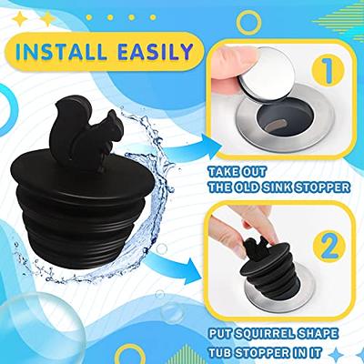 Silicone Tub Stopper Bathtub Drain Plug For Bathroom Kitchen Sink