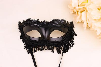 Halloween ~Floral Venetian Masquerade ~White Mask ~Party Prom Mardi Gras  Theatre