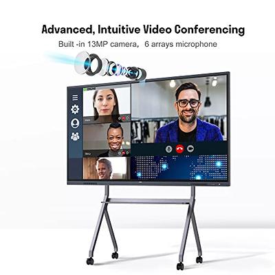Smart Board for Classroom and Conference,JYXOIHUB 55 Inch Electronic  Whiteboard Build in Android and Windows OS with 4K HD Touch Screen  Interactive
