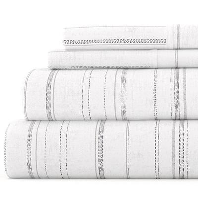 Becky Cameron 4-Piece White Ultra Soft Cotton Bath Towel Set IH