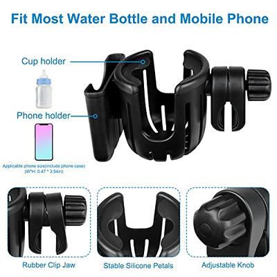 Accmor Stroller Cup Holder with Phone Holder, Bike Cup Holder, 2-in-1  Universal Cup Phone Drinks Holder for Stroller Walker Wheelchair,Black -  Yahoo Shopping
