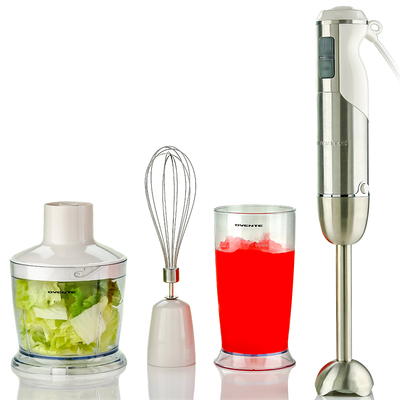 Ovente Immersion Electric Hand Blender 300W Power 2 Mix Speed with  Stainless Steel Blades, Handheld Stick