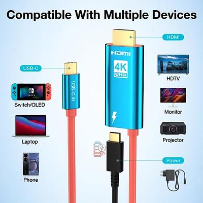 Portable Switch Dock USB Type C to HDMI Conversion Cable for TV Docking  Mode Compatible with Nintendo Switch, Steam Deck - AliExpress
