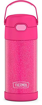 THERMOS FUNTAINER 12 Ounce Stainless Steel Vacuum Insulated Kids Straw  Bottle, Violet & FUNTAINER 12 Ounce Stainless Steel Vacuum Insulated Kids  Straw Bottle, Pink Glitter - Yahoo Shopping