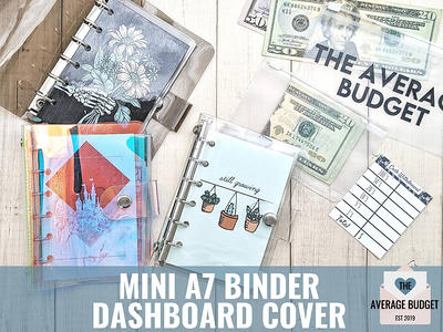 A7 Binder Wallet Envelopes Cash Budget System 