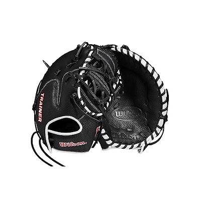 Franklin Sports Baseball Catcher's Mitt - Field Master Youth Baseball +  Softball Glove - Kids Righty Catcher Mitt - Right Hand Throw - 31.5  Half-Moon Web 