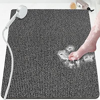 Shower Mat Bathtub Mat Non-Slip,32x24 inch, Soft Tub Mat with Drain,PVC  Loofah Bath Mat (Phthalate Free) for Tub and Bathroom,Quick Drying,Black -  Yahoo Shopping