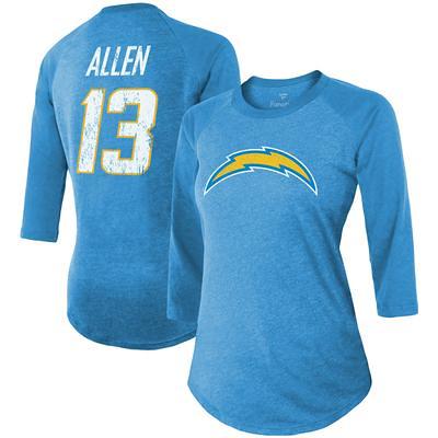 Los Angeles Chargers New Era Long Sleeve Hoodie T-Shirt - Powder Blue