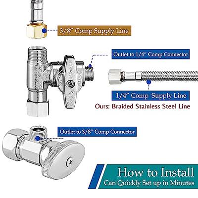 1 Set Ice Maker Water Pipe Water Line Connector Kit Useful Ice