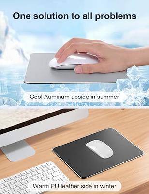 Aluminum Mouse Pad Thin Waterproof Metal Soft Smooth Dual-side Mouse Pad  for Office PC Laptop Mouse Pad