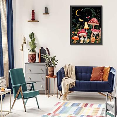 5D Diamond Painting Kits for Adults, Diamond Art Dotz Dots Kits for Adults,  Paint with Diamonds Full Drill Round Gem Art Painting Kit for Home Wall  Decoration (Full Moon on the Lake 