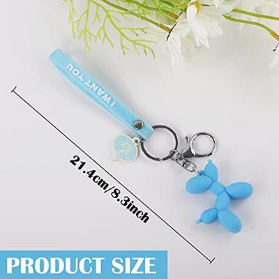 hpwzlmf Cute Dog Keychain - Balloon Dog Kawaii Keyrings for Women