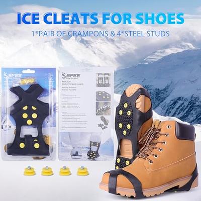 Anti-slip Crampons, Snow Crampons, Shoe Snow Crampons With 10