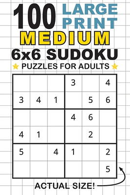 Sudoku Puzzle Book for Adults Large Print - 100+ Sudoku Puzzles 9x9 Hard  Level with Full Solutions - 2023 Sudoku Game with 36-pt Font Size & One