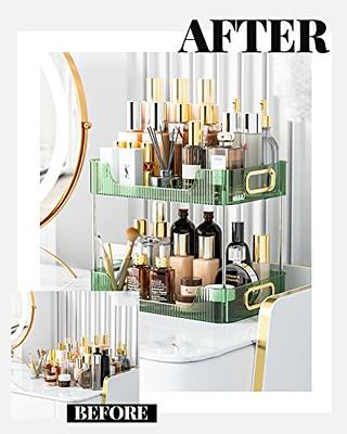 2 tier bathroom organizer countertop dressing